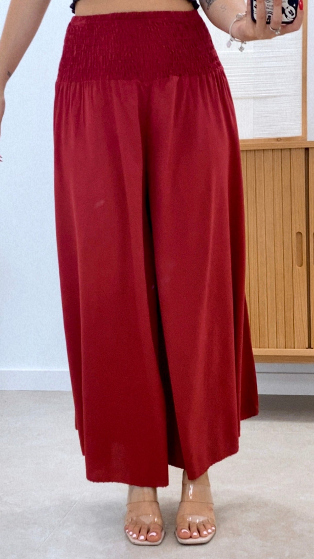 PANTALÓN ANCHO CINTURA PANEL